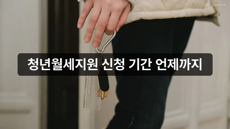 청년월세지원 신청 기간 2026 복지로 신청 일정 지급