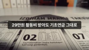 29만원 활동비 받아도 기초연금 그대로, 노인일자리 소득 연계 정리